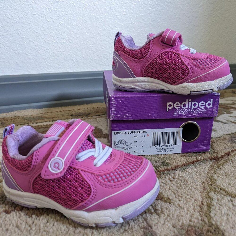 Pediped Riddell Bubblegum Pink - Toddler 5.5